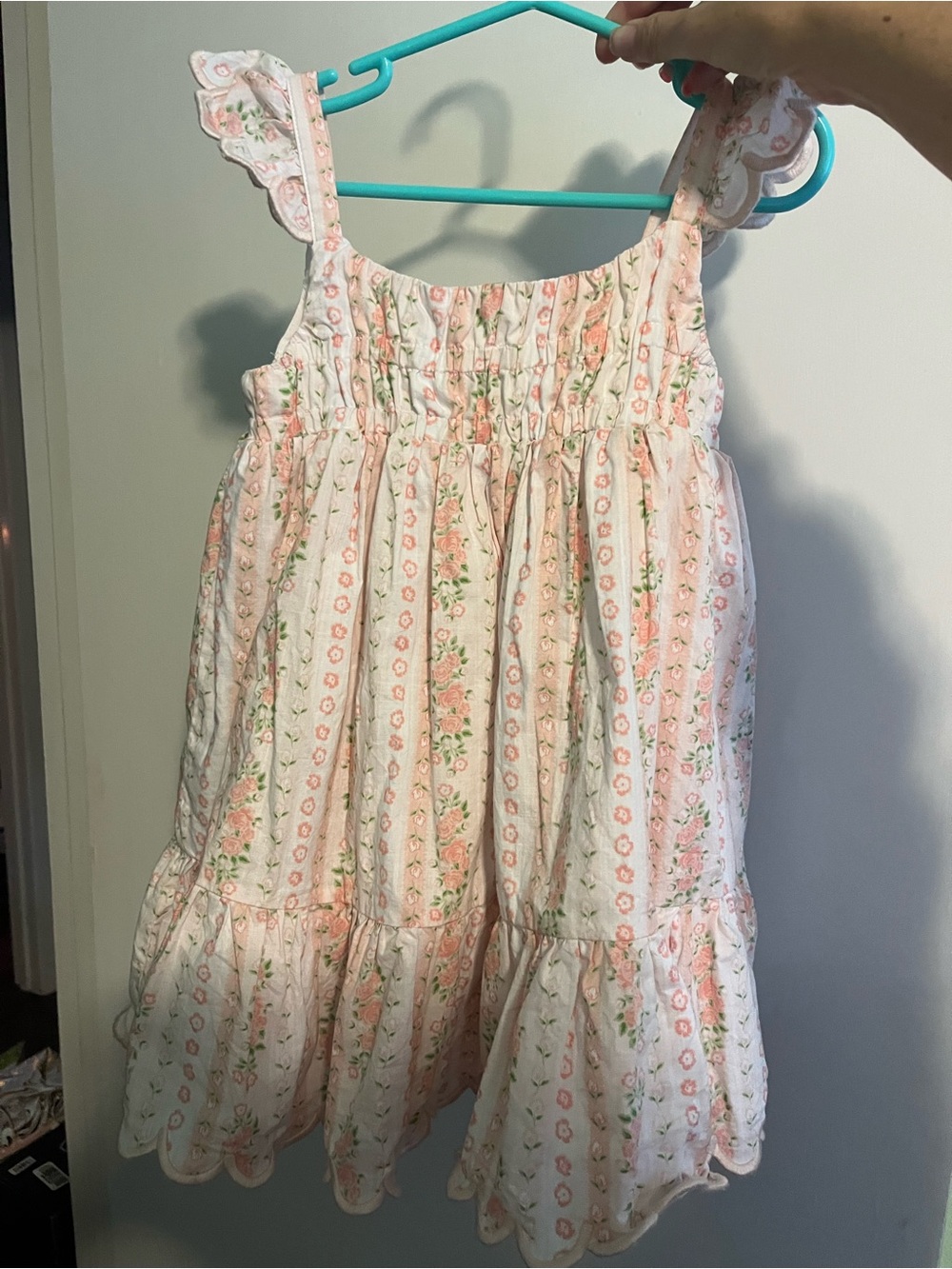 Sincerely Jules Pink Floral Smocked Sundress